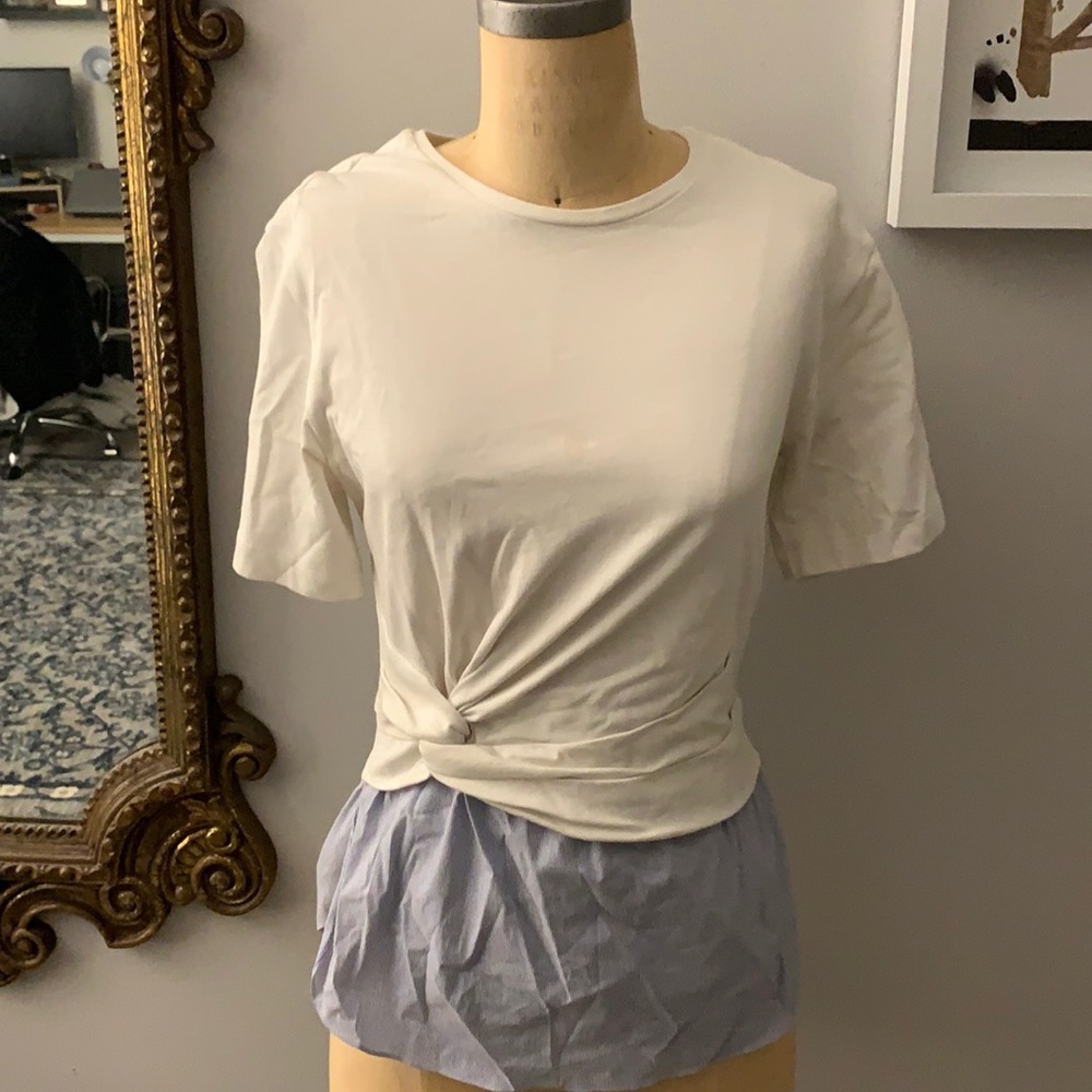 3.1 Philip Lim White and Blue Top